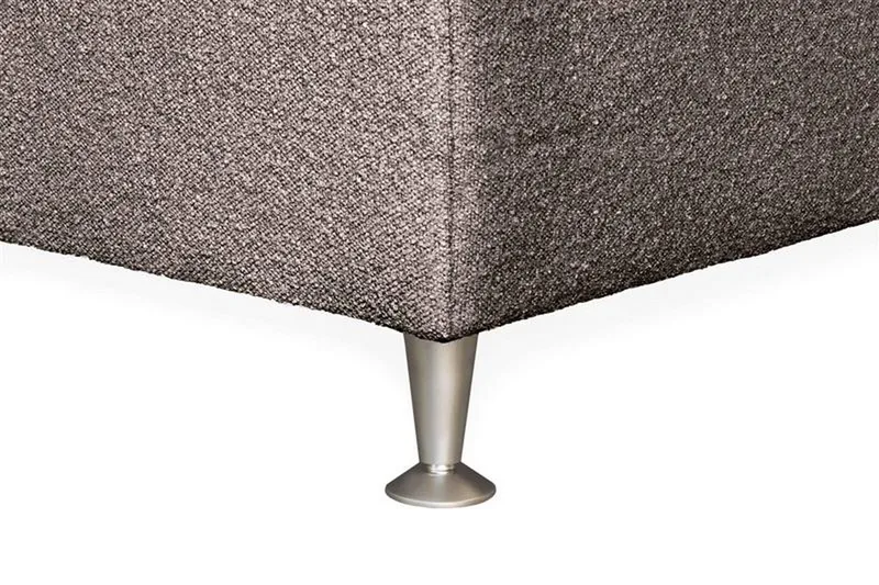 Oslo Lyx Kontinentalsäng 140 knappar loop 8 - Ljusbrun - Products - Möbler - Säng - Kontinentalsäng