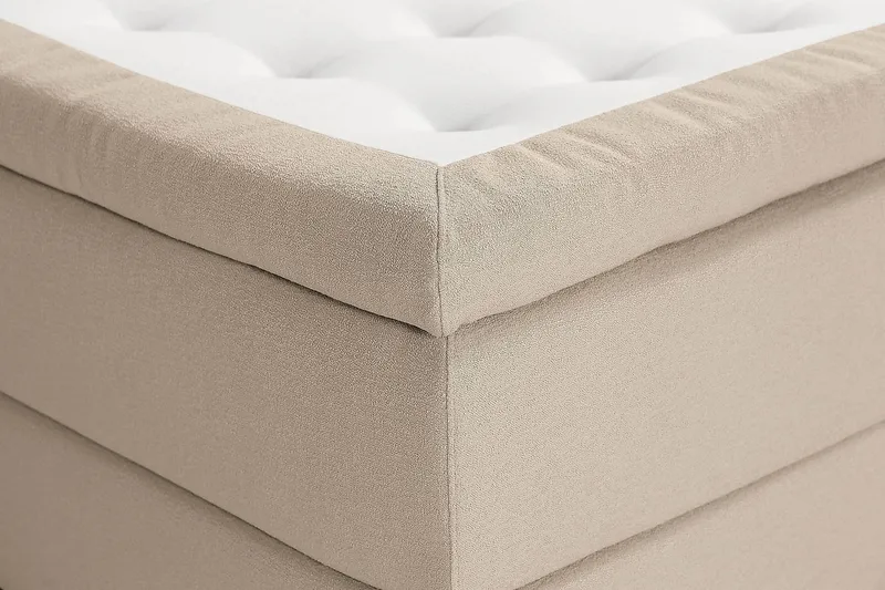Oslo Lyx Kontinentalsäng Boucle 180x200 - Beige - Products - Möbler - Säng - Kontinentalsäng