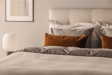 Oslo Lyx Kontinentalsäng Boucle 180x200 - Ljusbeige - Products - Möbler - Säng - Kontinentalsäng