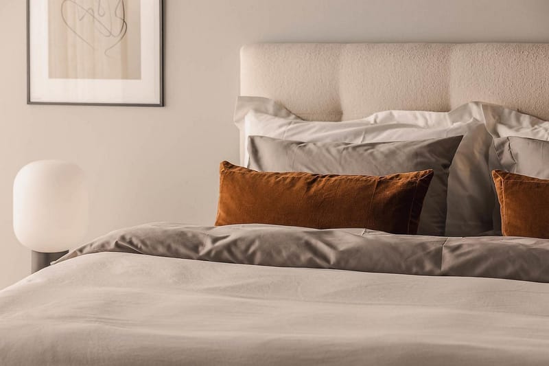 Oslo Lyx Kontinentalsäng Boucle 180x200 - Ljusbeige - Products - Möbler - Säng - Kontinentalsäng