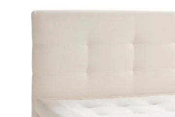 Oslo Lyx Sängpaket Boucle 180x200 Knappad gavel - Beige - Products - Möbler - Säng - Kontinentalsäng