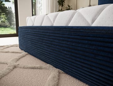 Pesillo Sängram med förvaring 160x200 cm - svart - Products - Möbler - Säng - Säng med förvaring