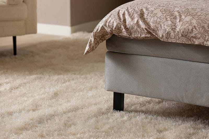 Princess Kontinentalsäng 120x200cm - Ljusgrå/Sammet - Products - Möbler - Säng - Enkelsäng