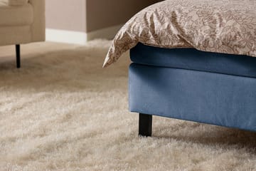 Princess Kontinentalsäng 120x200cm - Mörkblå/Sammet - Products - Möbler - Säng - Enkelsäng