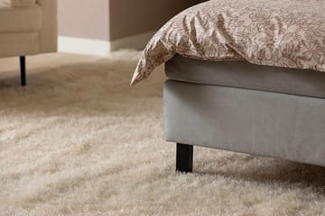 Princess Kontinentalsäng 140x200 cm - Ljusgrå/Sammet - Products - Möbler - Säng - Kontinentalsäng