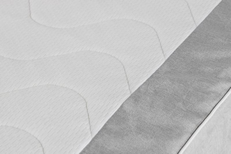 Princess Kontinentalsäng 140x200 cm - Ljusgrå/Sammet - Products - Möbler - Säng - Kontinentalsäng