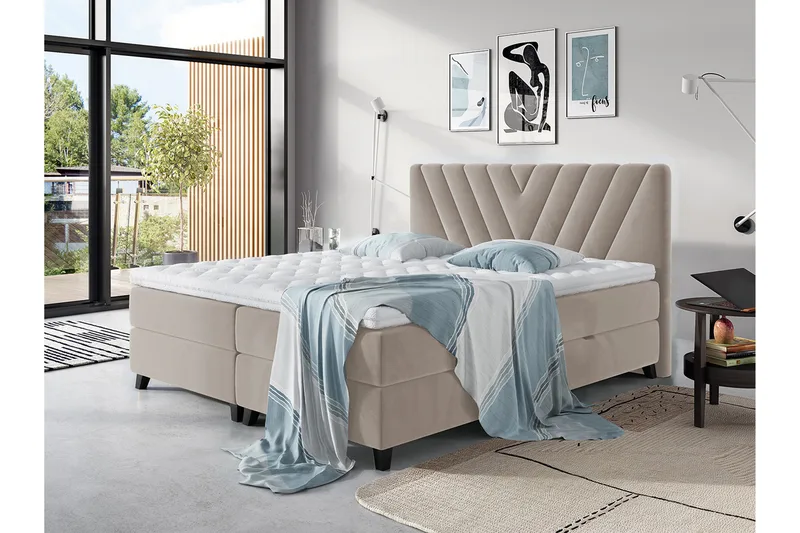 Romanza Kontinentalsäng 160x200 cm - Products - Möbler - Säng - Säng med förvaring