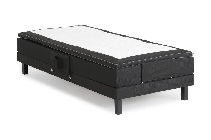 Royal Justerbar Kontinentalsäng 90x200 - Svart - Products - Möbler - Säng - Ställbar säng