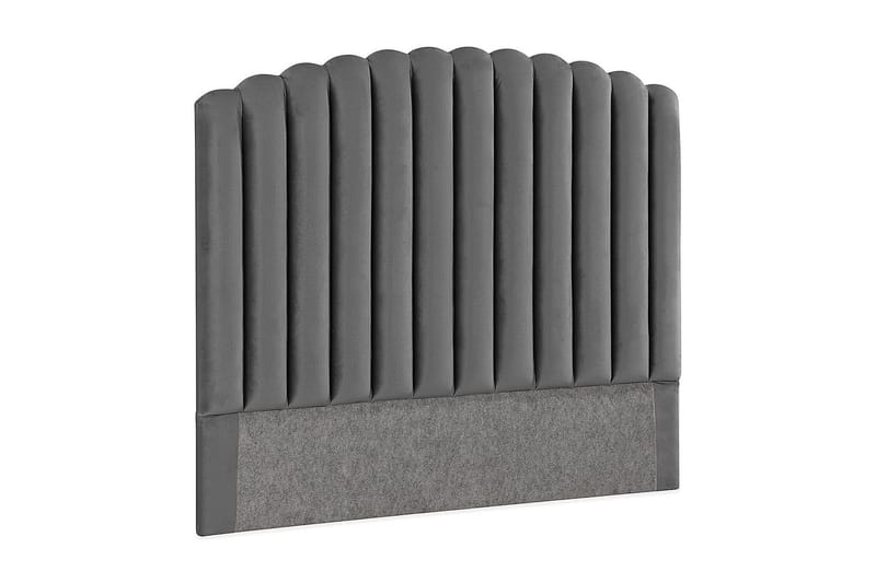 Davia Sänggavel 140 cm - Mörkgrå/Sammet - Products - Möbler - Säng - Sängtillbehör & sänggavel - Sänggavel
