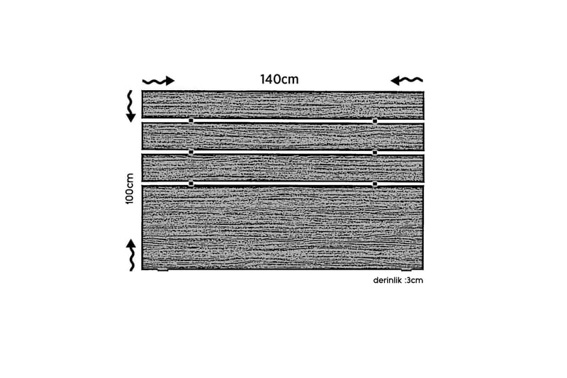 Feldene Sänggavel - Valnöt - Products - Möbler - Säng - Sängtillbehör & sänggavel - Sänggavel