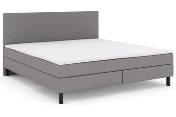 Select No 2 Komplett Sängpaket 210x210 - Ljusgrå/Svart - Products - Möbler - Säng - Kontinentalsäng