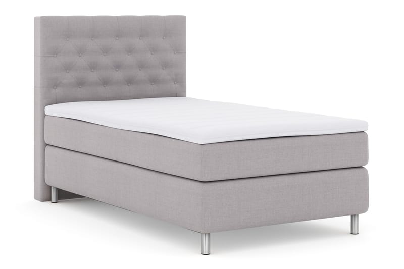 Select No 3 Komplett Sängpaket 120x200 Fast - Ljusgrå/Metall - Products - Möbler - Säng - Enkelsäng