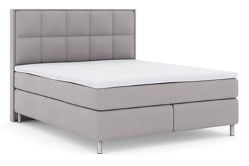 Select No 3 Komplett Sängpaket 160x200 Fast - Ljusgrå/Metall - Products - Möbler - Säng - Kontinentalsäng