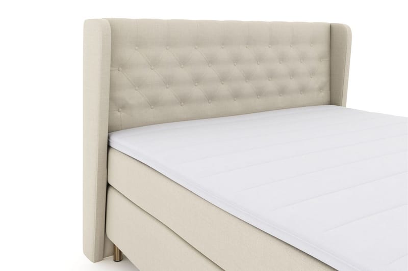 Select No 3 Komplett Sängpaket 180x200 Fast/Medium - Beige/Koppar - Products - Möbler - Säng - Kontinentalsäng