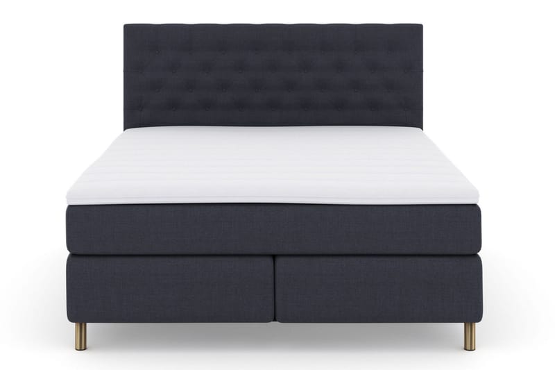 Select No 3 Komplett Sängpaket 210x210 Fast/Medium, Blå/Koppar