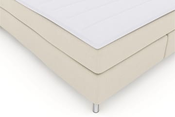 Select No 3 Komplett Sängpaket 210x210 Medium - Beige/Metall - Products - Möbler - Säng - Kontinentalsäng