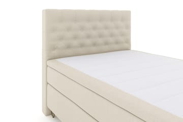 Select No 4 Komplett Sängpaket 140x200 Fast - Beige/Metall V-form - Products - Möbler - Säng - Kontinentalsäng