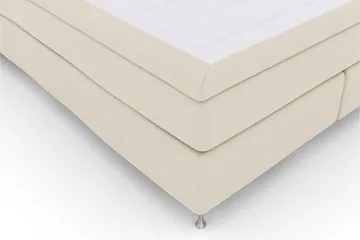 Select No 5 Komplett Sängpaket 210x210 Fast Watergel - Beige/Silver - Products - Möbler - Säng - Kontinentalsäng