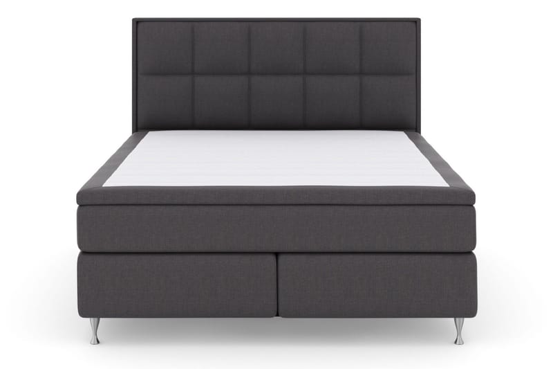 Select No 5 Komplett Sängpaket 210x210 Medium Watergel - Mörkgrå/Silver - Products - Möbler - Säng - Kontinentalsäng