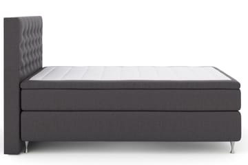 Select No 5 Kontinentalsäng 140x200 Medium Watergel - Mörkgrå/Silver - Products - Möbler - Säng - Kontinentalsäng