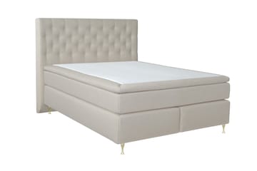 Select No 5 Kontinentalsäng 210x210 Fast Latex - Beige/Guld - Products - Möbler - Säng - Kontinentalsäng