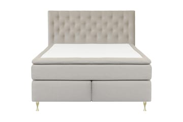 Select No 5 Kontinentalsäng 210x210 Fast/Medium Watergel, Beige/Guld