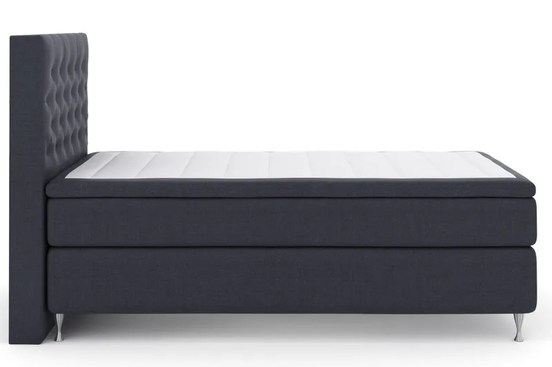 Select No 6 Kontinentalsäng 120x200 Medium Watergel - Blå/Silver - Products - Möbler - Säng - Enkelsäng