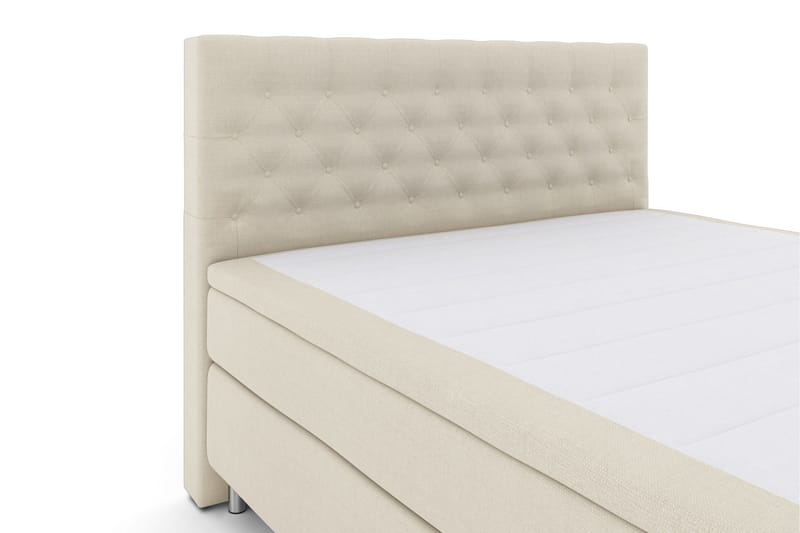 Select No 6 Kontinentalsäng 210x210 Fast Latex/Memory - Beige/Metall - Products - Möbler - Säng - Kontinentalsäng