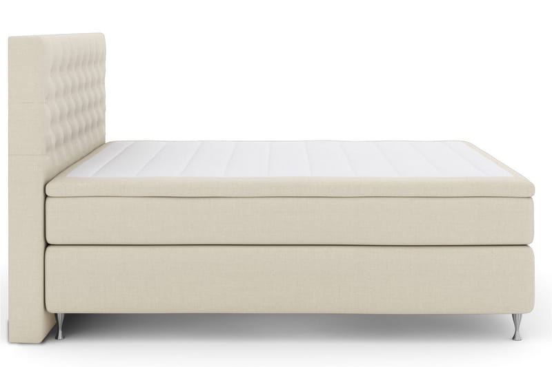 Select No 6 Kontinentalsäng 210x210 Medium Watergel - Beige/Silver - Products - Möbler - Säng - Kontinentalsäng