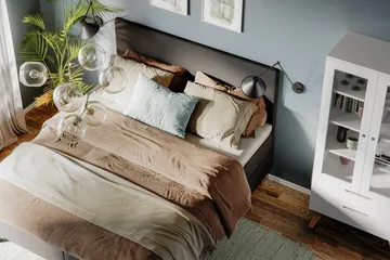 Sleepy Kontinentalsäng 160x200 cm - Svart - Products - Möbler - Säng - Kontinentalsäng