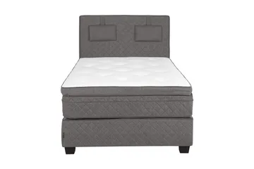 Sundborn Kontinentalsäng 140x200 cm - Grå - Products - Möbler - Säng - Kontinentalsäng