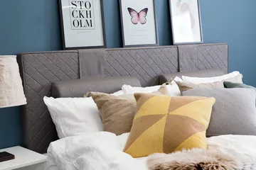 Sundborn Kontinentalsäng 180x200 cm - Grå - Products - Möbler - Säng - Kontinentalsäng