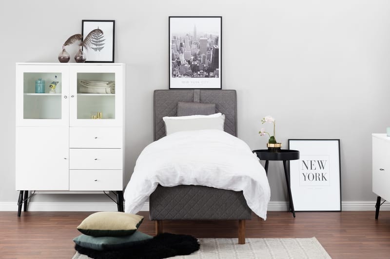 Sundborn Ramsäng 80x200 - Grå - Products - Möbler - Säng - Enkelsäng