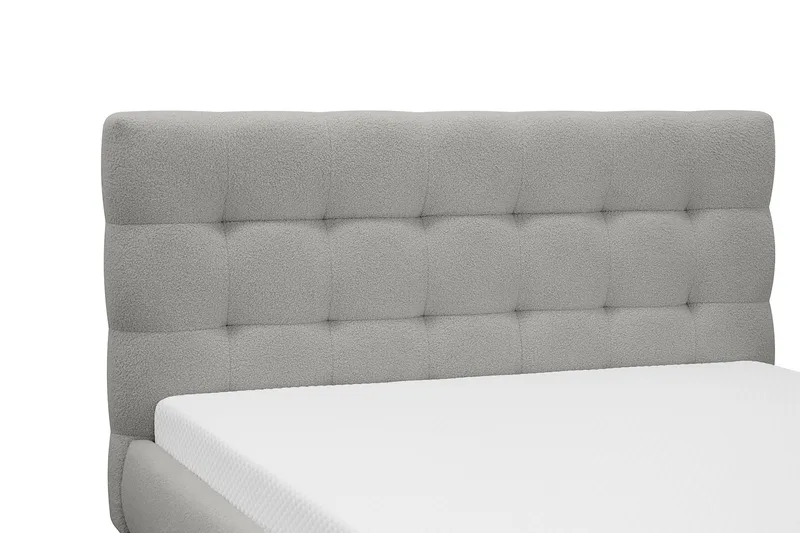 Teddy Komplett Sängpaket Sängram med Madrass 120x200 cm - Grå - Products - Möbler - Säng - Komplett sängpaket