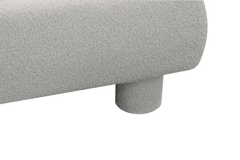 Teddy Komplett Sängpaket Sängram med Madrass 140x200 cm - Grå - Products - Möbler - Säng - Komplett sängpaket
