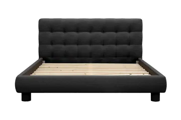 Teddy Komplett Sängpaket Sängram med Madrass 160x200 cm - Svart - Products - Möbler - Säng - Komplett sängpaket