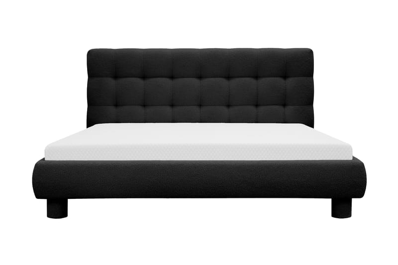 Teddy Komplett Sängpaket Sängram med Madrass 160x200 cm - Svart - Products - Möbler - Säng - Komplett sängpaket