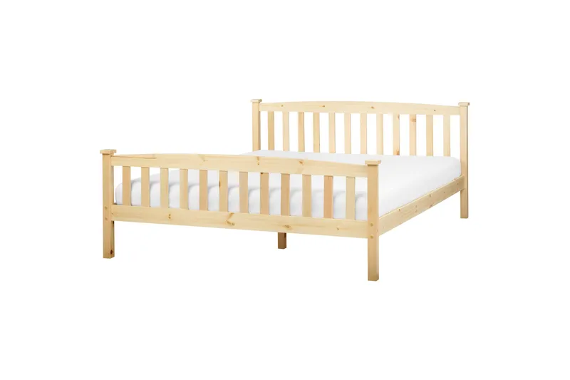 Traycee Sängram 160x200 cm, Ljust trä