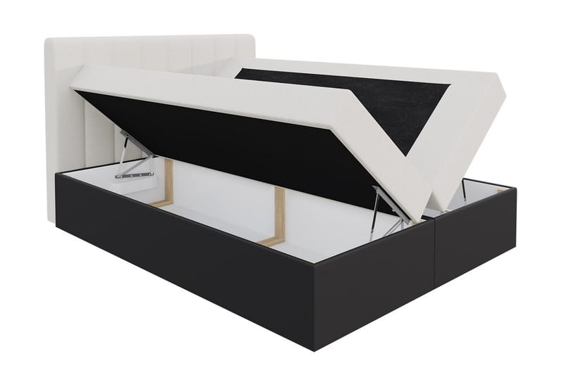 Vasil Kontinentalsäng 180x200 - Svart - Products - Möbler - Säng - Säng med förvaring