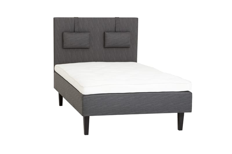 Viken Bas Komplett SängpaketRamsäng 120x200 Medelfast, Grå