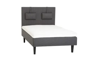 Viken Bas Ramsäng 120x200 - Ancona Grå - Products - M öbler - Säng - Enkelsäng