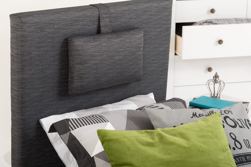 Viken Bas Ramsäng 80x200 - Ancona Grå - Products - Möbler - Säng - Enkelsäng