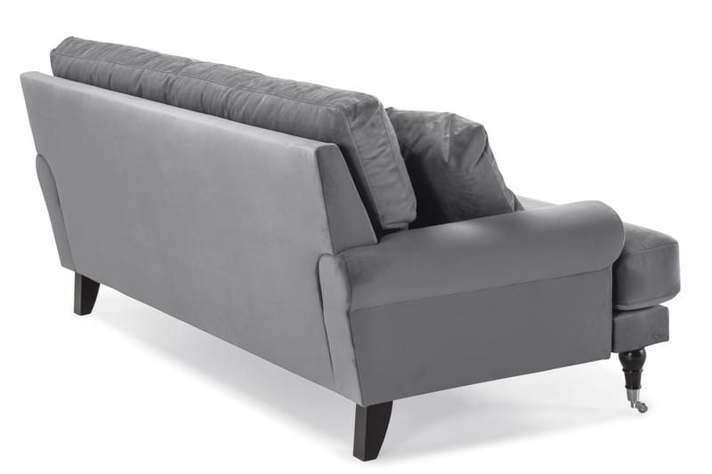 Andrew 2-sits Sammetssoffa - Ljusgrå - Products - Möbler - Soffa - 2 sits soffa