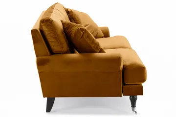Andrew 2-sits Sammetssoffa - Mörkgul - Products - Möbler - Soffa - 2 sits soffa