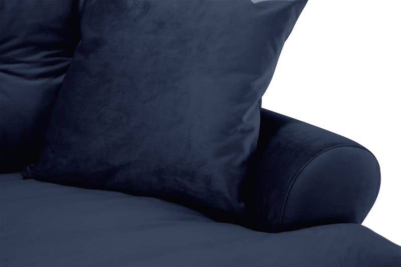 Andrew 3-sits Sammetssoffa - Blå - Products - Möbler - Soffa - 3 sits soffa
