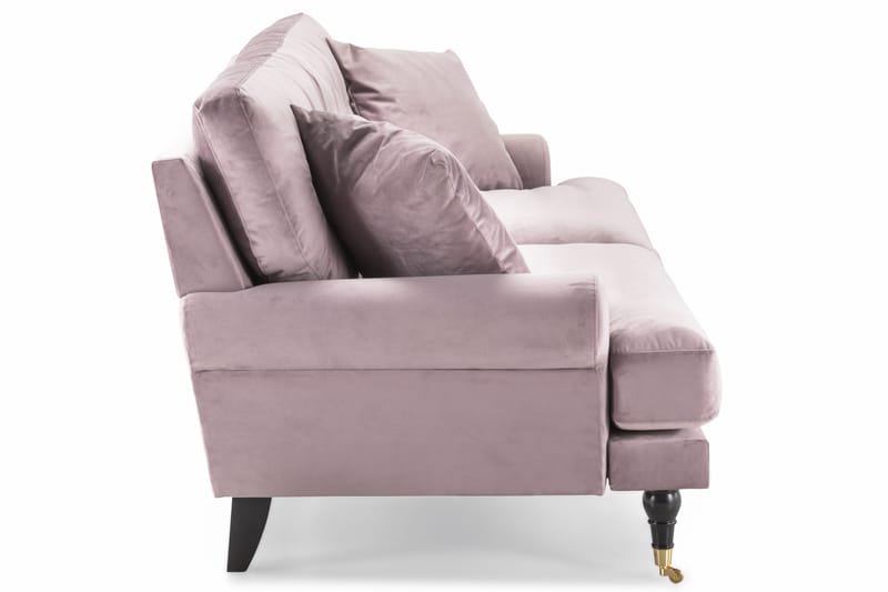 Andrew 3-sits Sammetssoffa - Lila - Products - Möbler - Soffa - 3 sits soffa