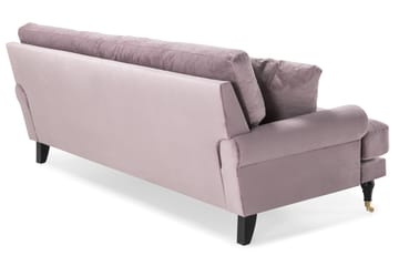 Andrew 3-sits Sammetssoffa - Lila - Products - Möbler - Soffa - 3 sits soffa