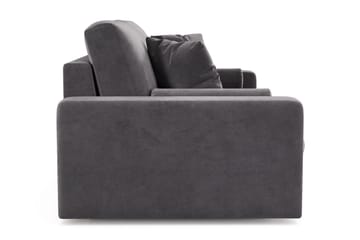 Arken Lyx 3-sits Djup Sammetssoffa - Mörkgrå - Products - Möbler - Soffa - 3 sits soffa