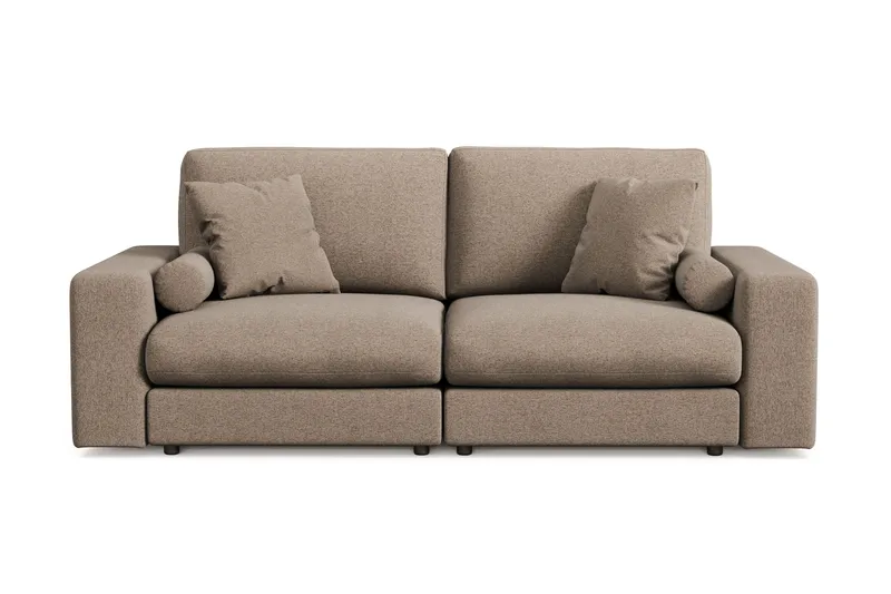 Arken Lyx 3-sits Djup Soffa i Tyg - Brun - Products - Möbler - Soffa - 3 sits soffa