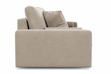Arken Lyx 4-sits Djup Sammetssoffa - Beige - Products - Möbler - Soffa - Sammetssoffa